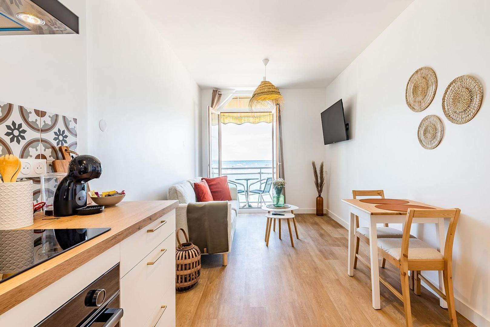Les Pieds Dans L'Eau - Appartment 1 - Vue Mer Cancale Exterior photo